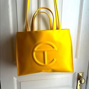 Yellow Telfar Women's Bag - Like New!